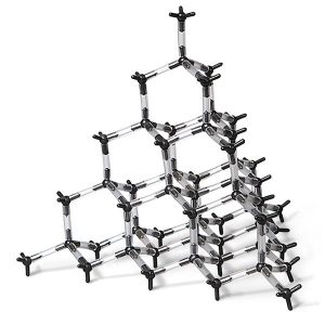 Model diamant - structura cristalina diamant
